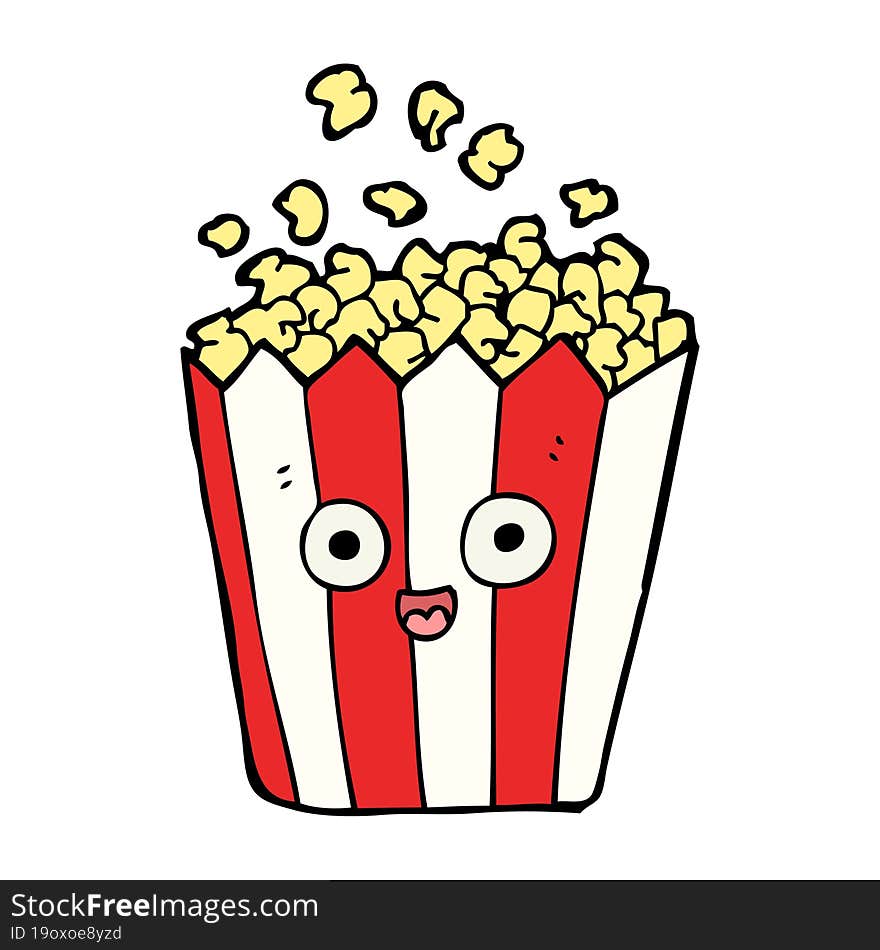 Cartoon Popcorn