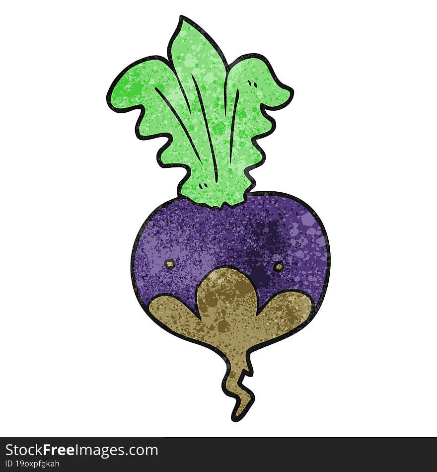 Textured Cartoon Beet