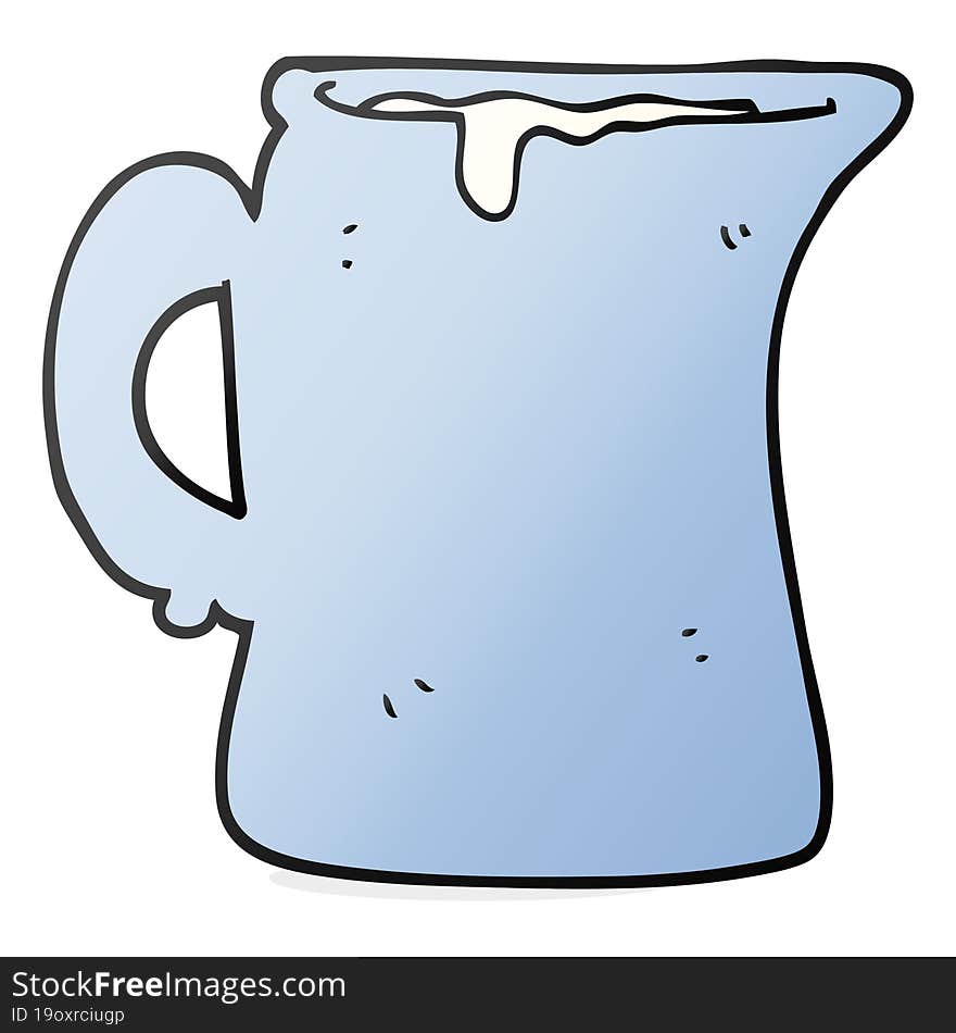 Cartoon Milk Jug