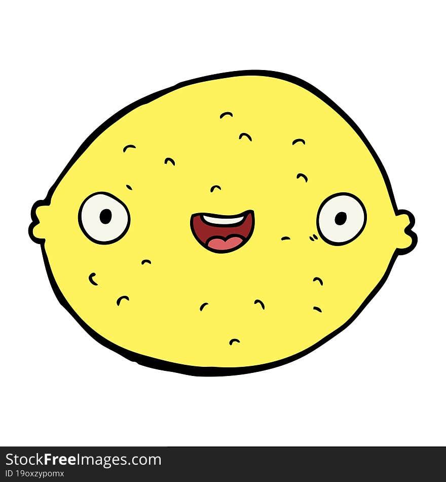 cartoon lemon