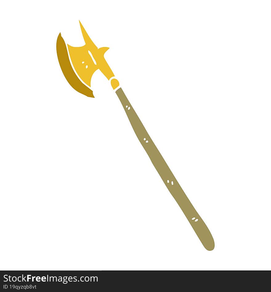 cartoon doodle medieval weapon