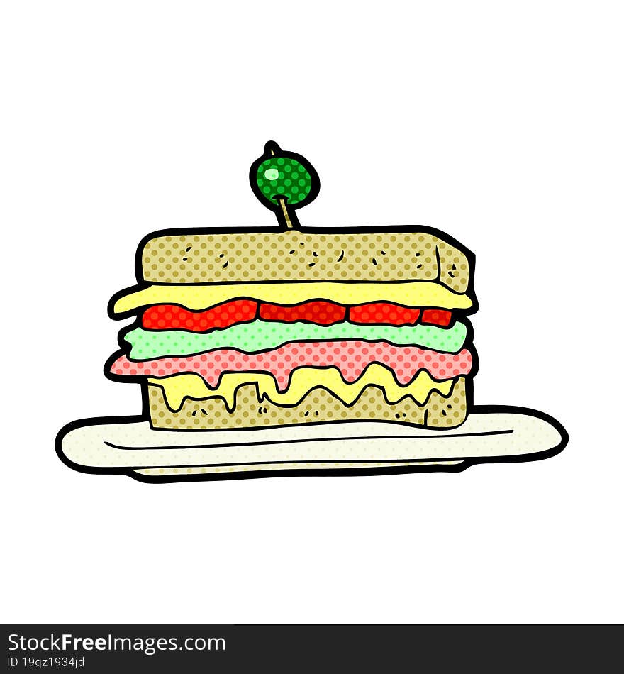 Cartoon Sandwich