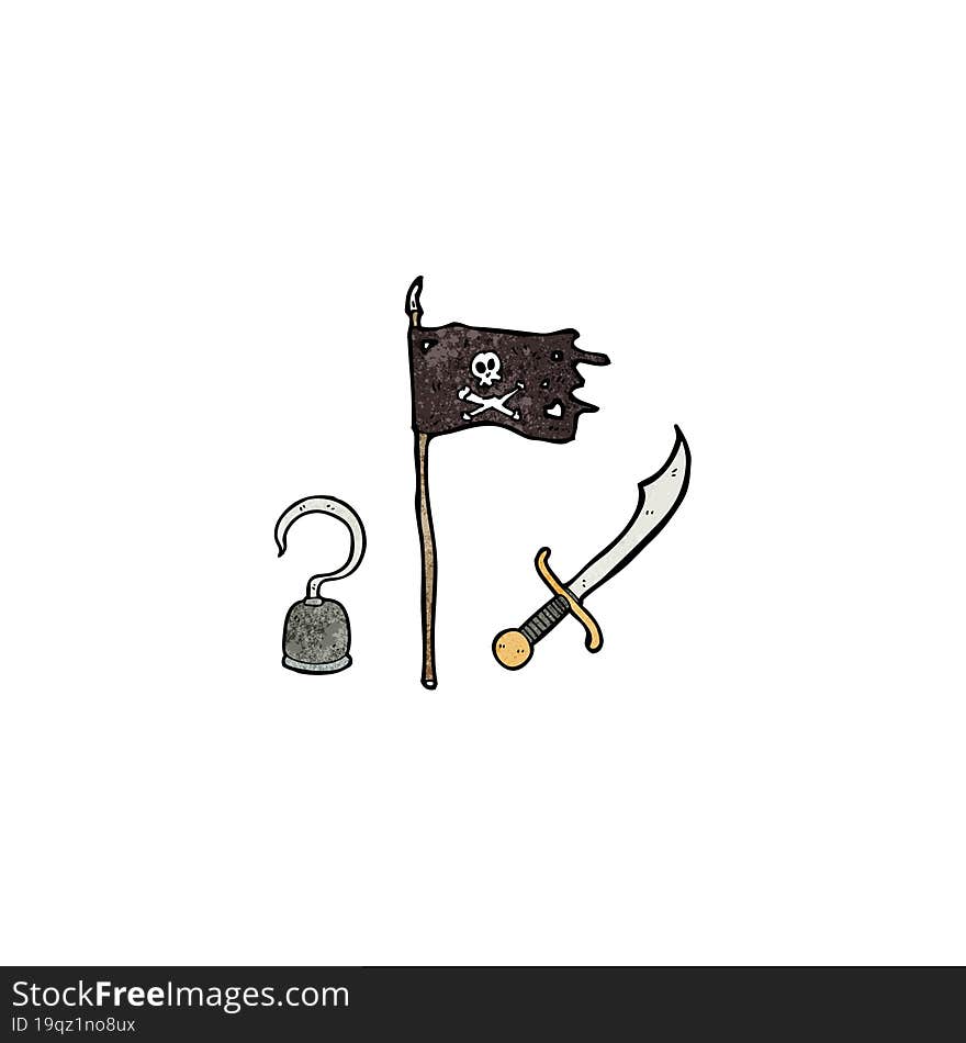 pirate things cartoon