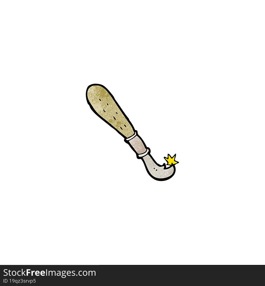 cartoon pruning knife