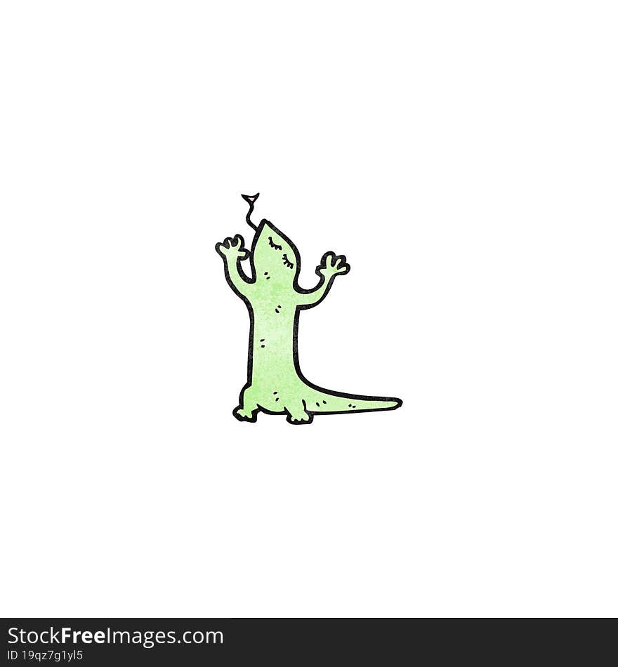 cartoon lizard