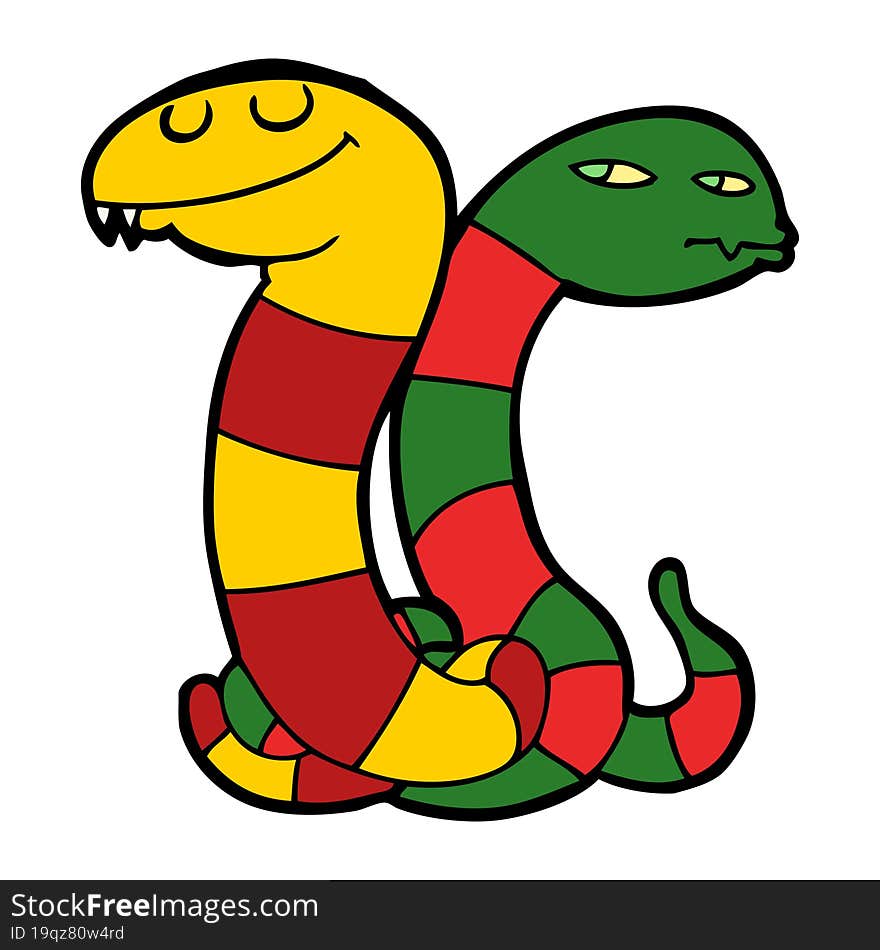 Cartoon Snakes