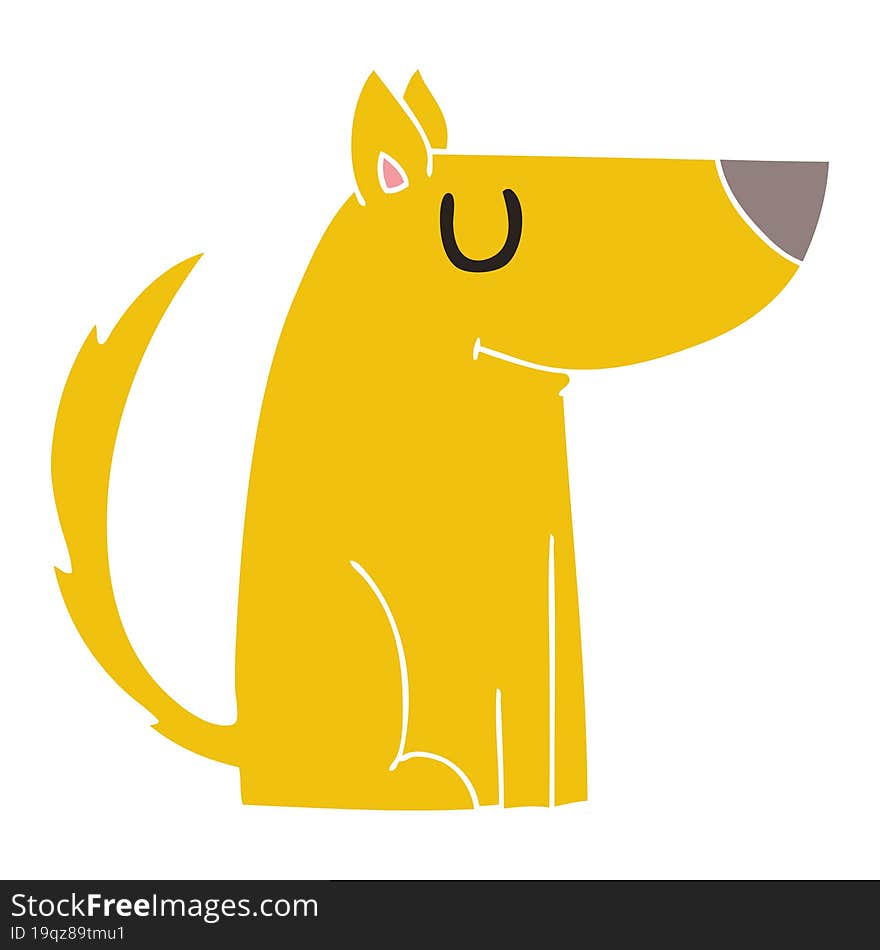 Quirky Hand Drawn Cartoon Dog