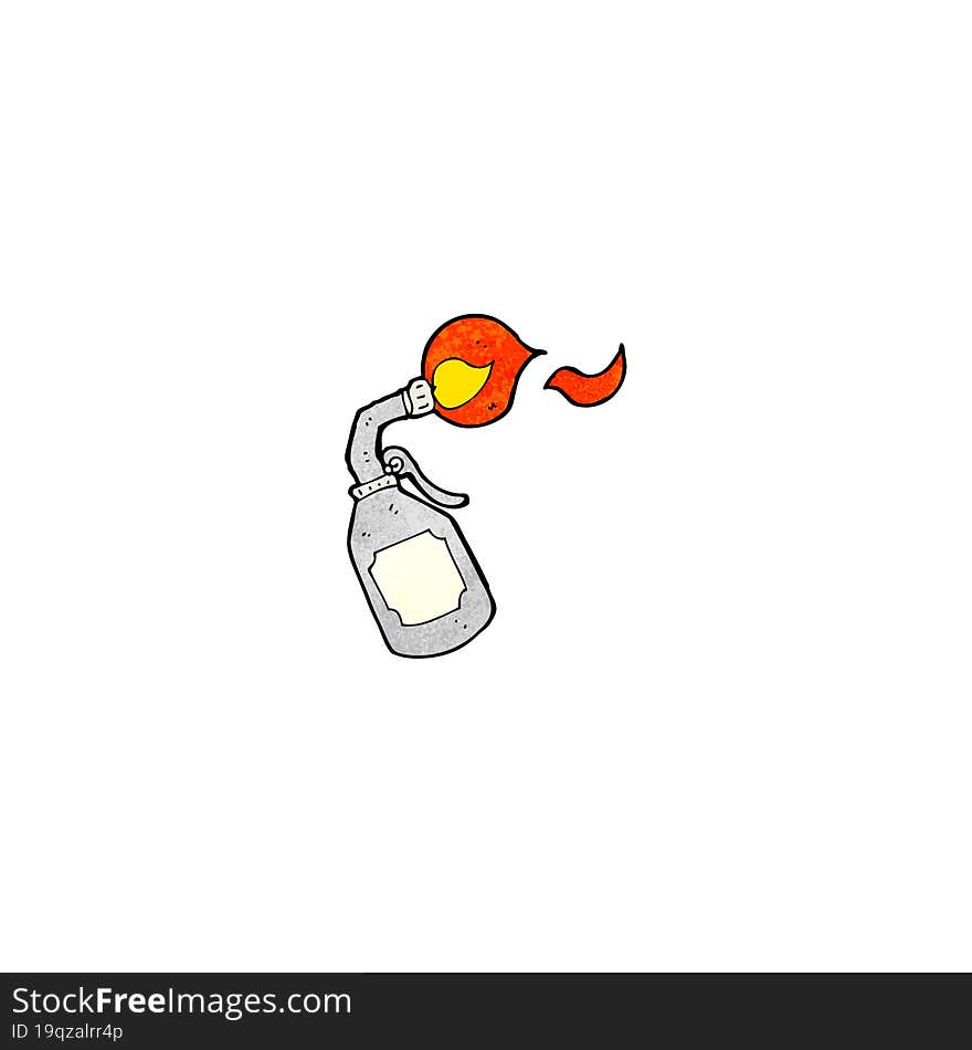 cartoon blow torch