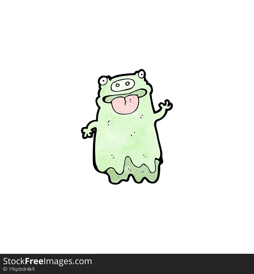 Funny Spooky Ghost Cartoon