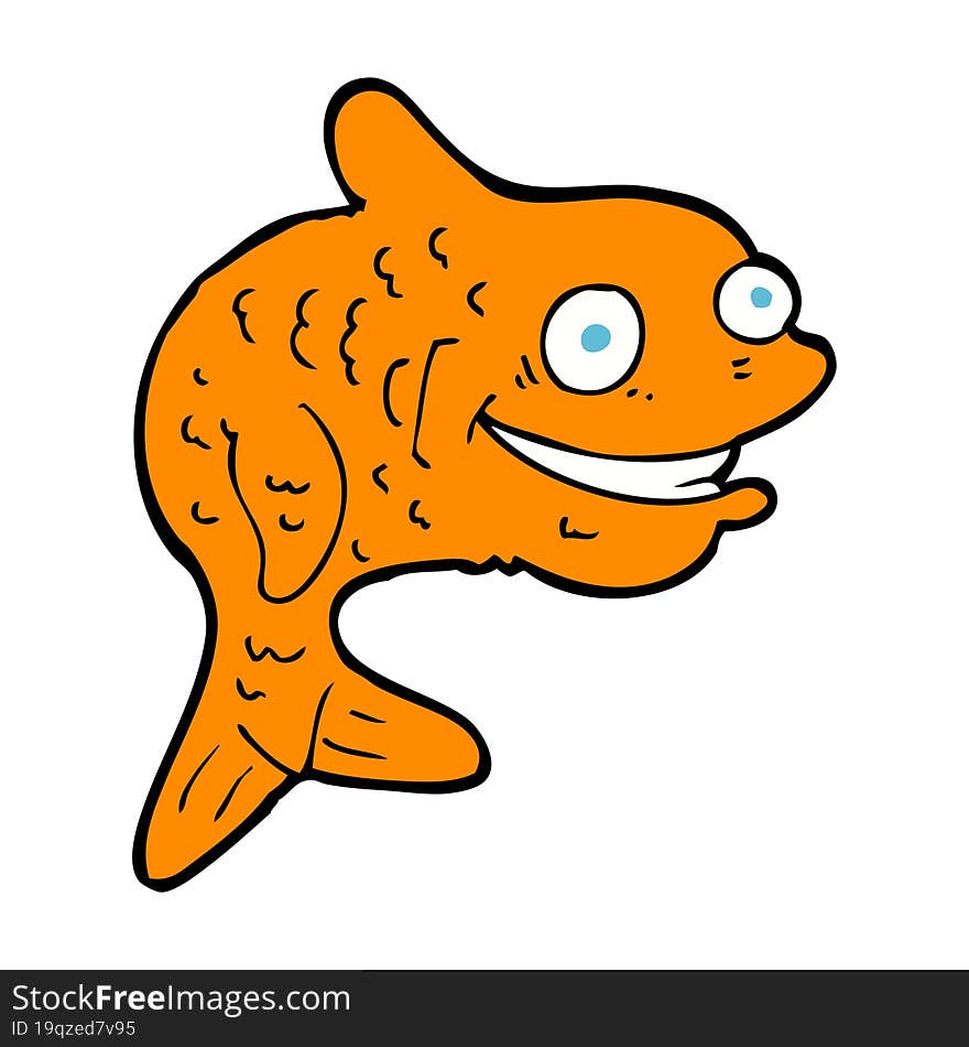 Cartoon Happy Fish