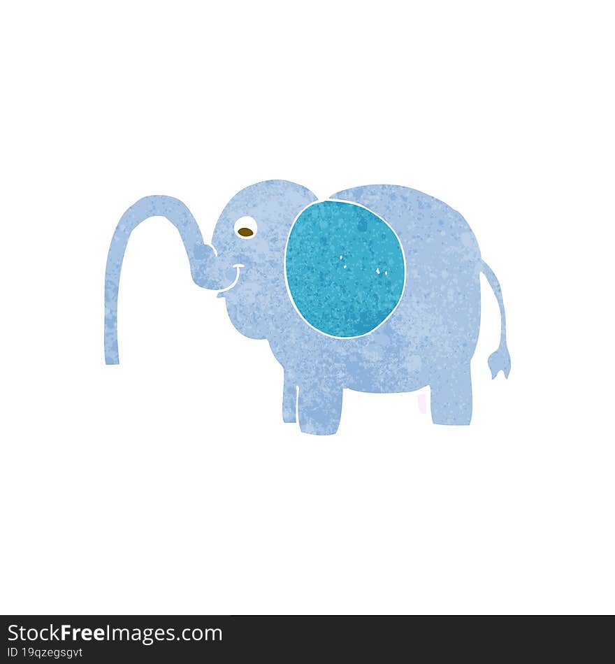 cartoon elephant squirting water