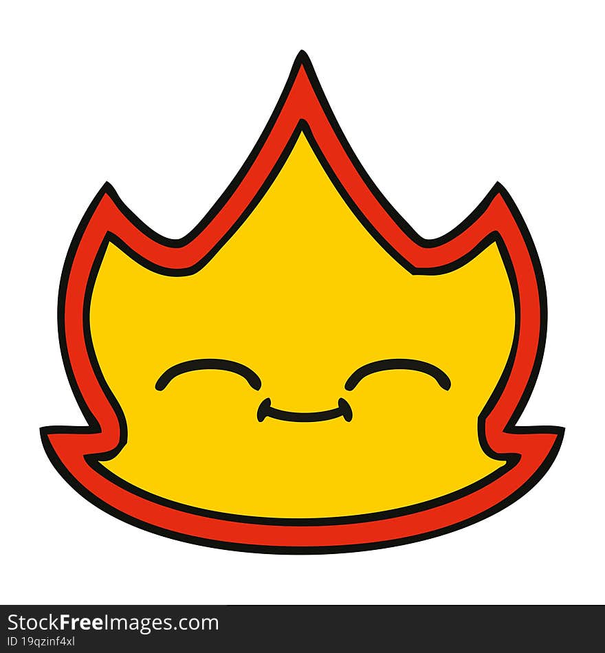 Cute Cartoon Fire