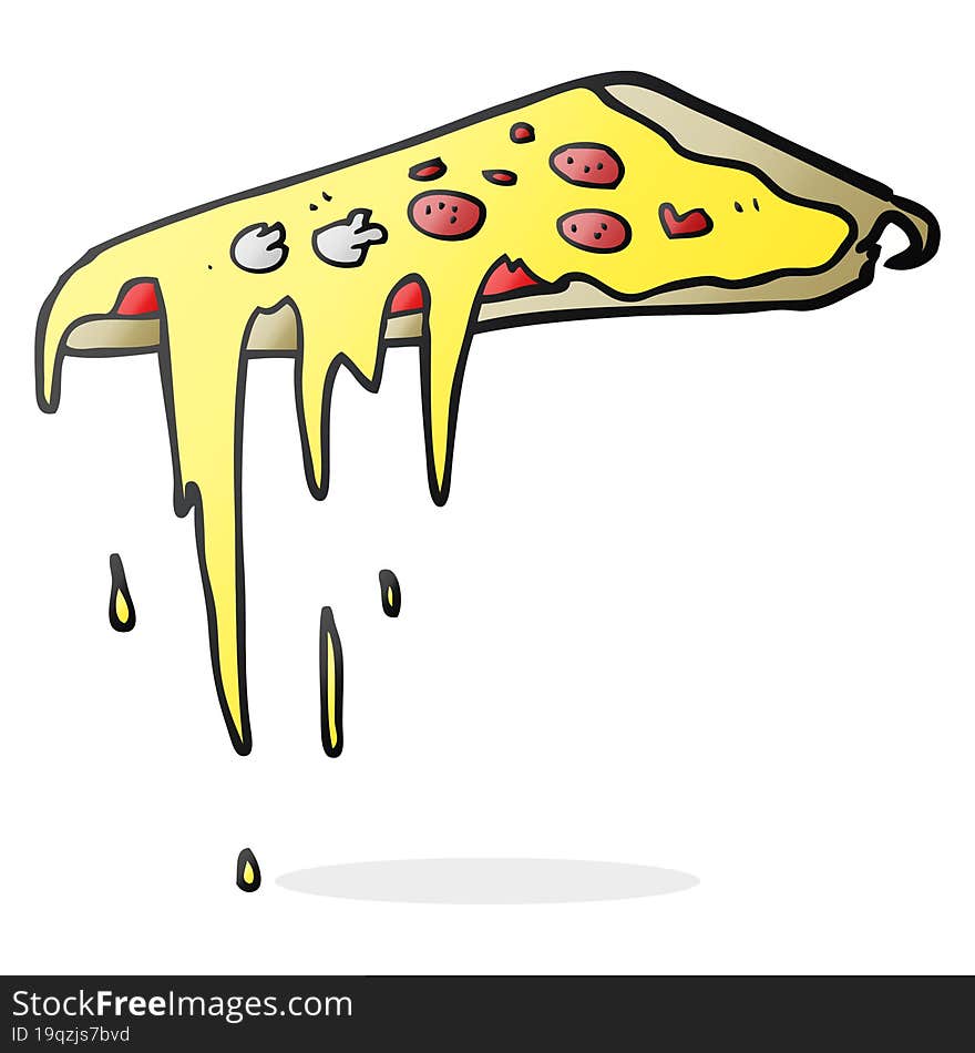 cartoon pizza