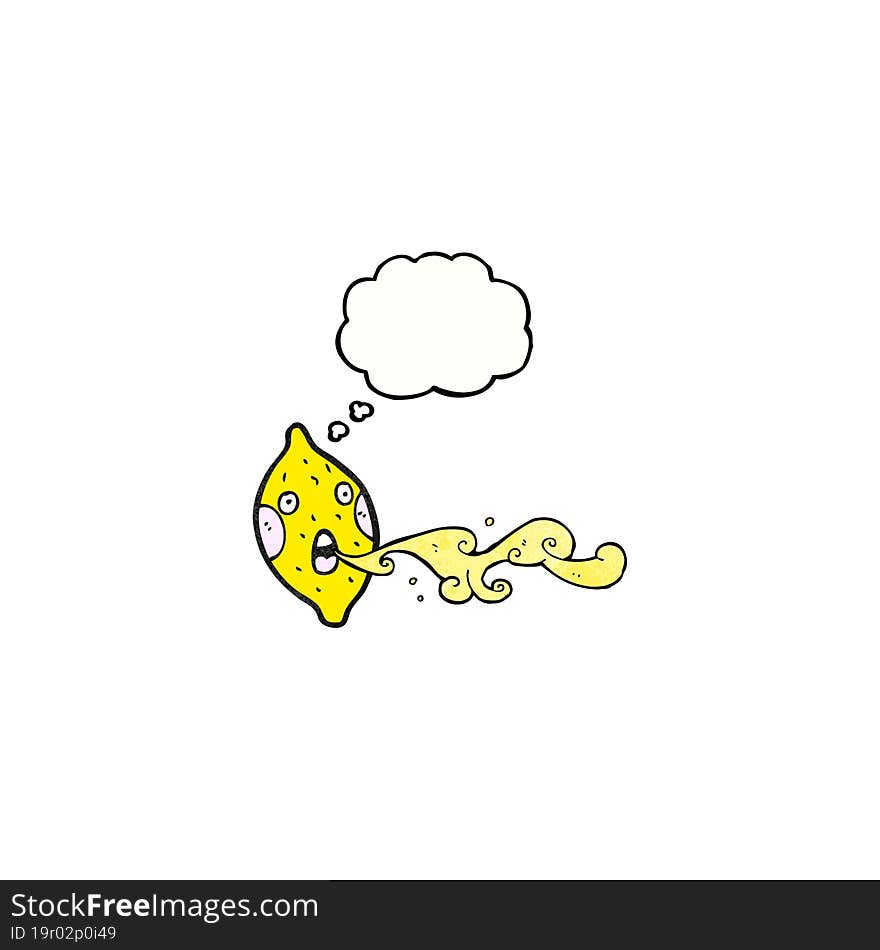 Cartoon Squirting Lemon