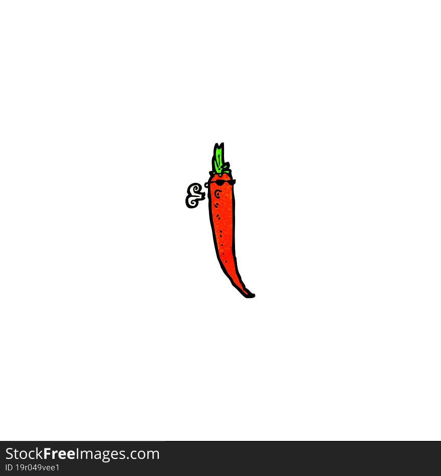 cartoon chili pepper