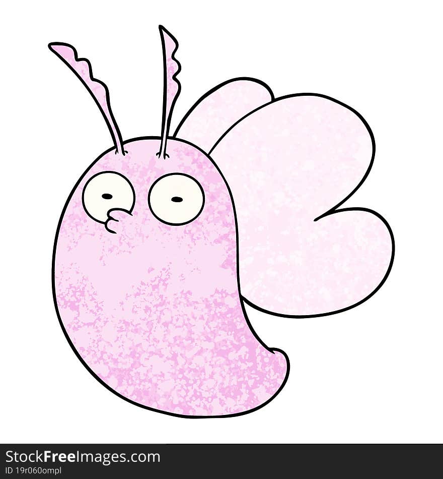 funny cartoon butterfly. funny cartoon butterfly