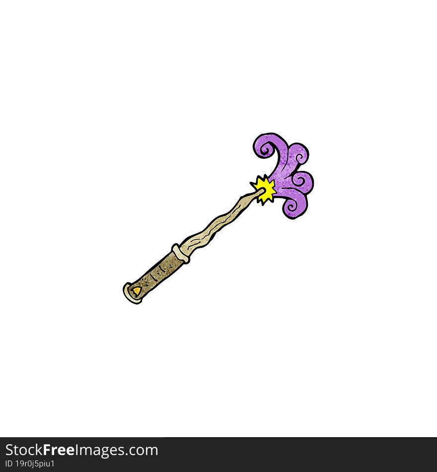 Cartoon Magic Wand