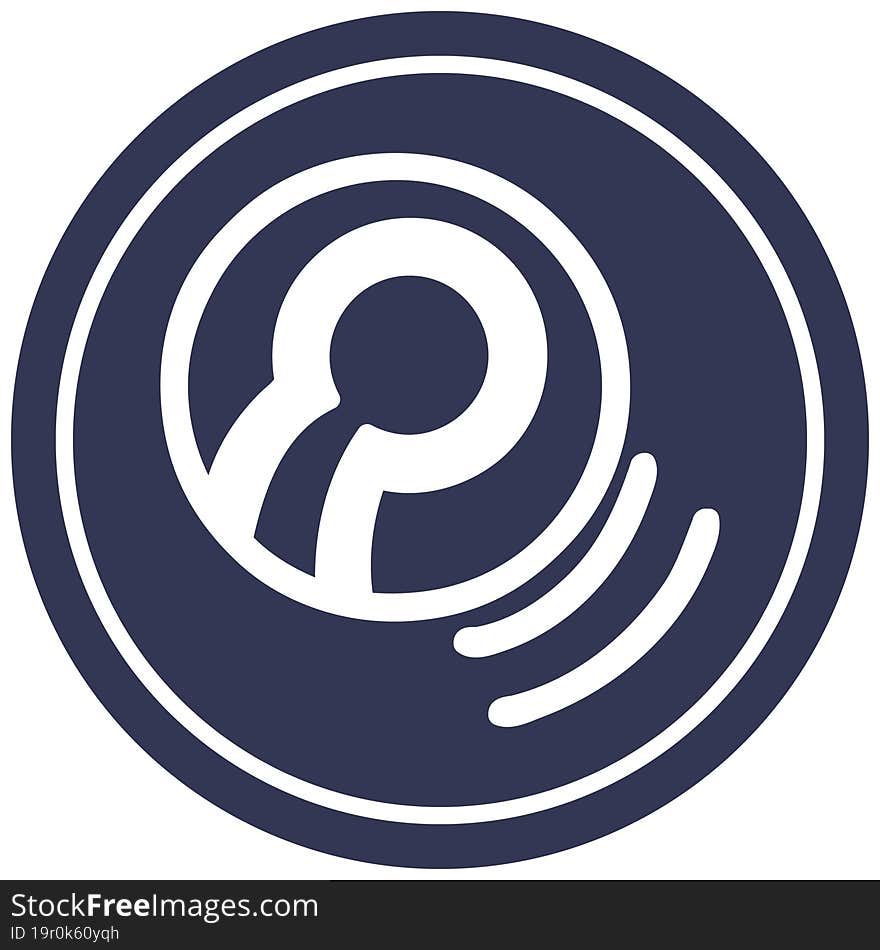 tennis ball circular icon symbol