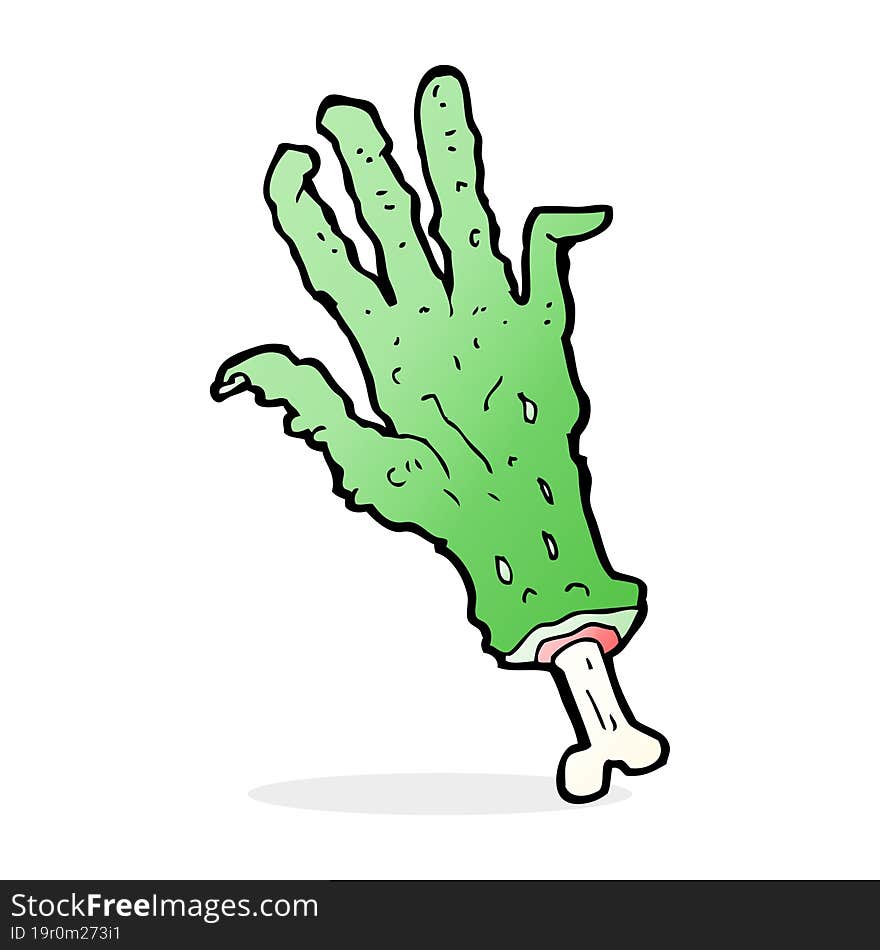 Cartoon Zombie Hand