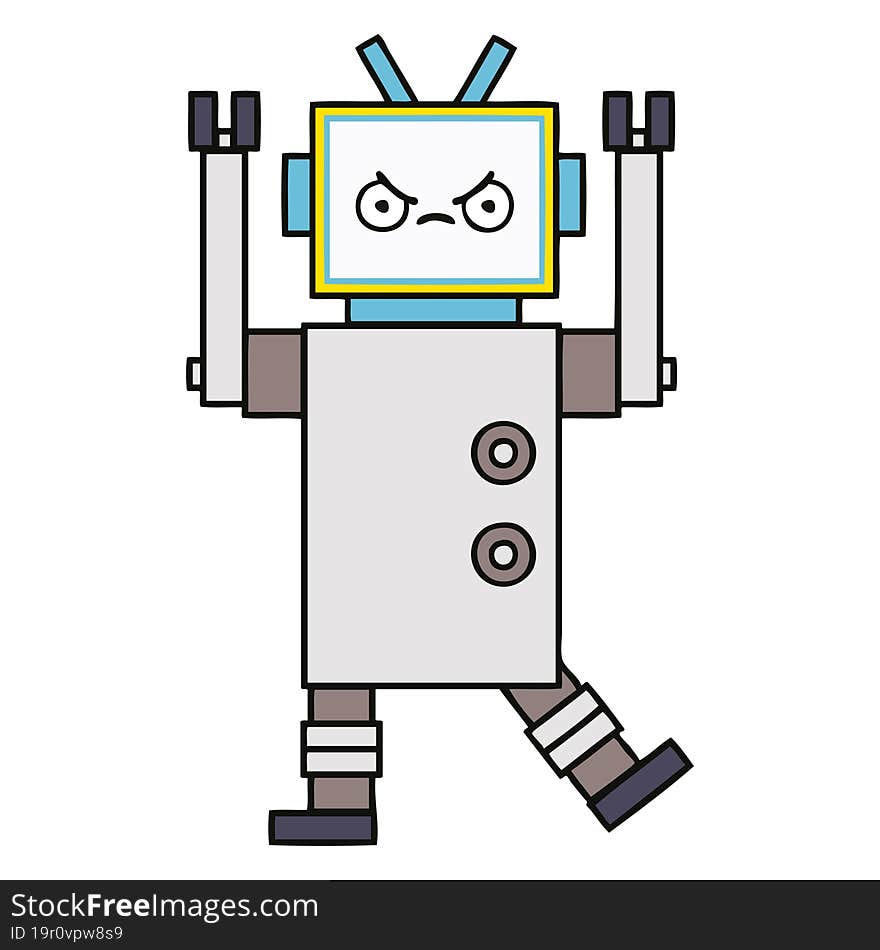 Cute Cartoon Robot