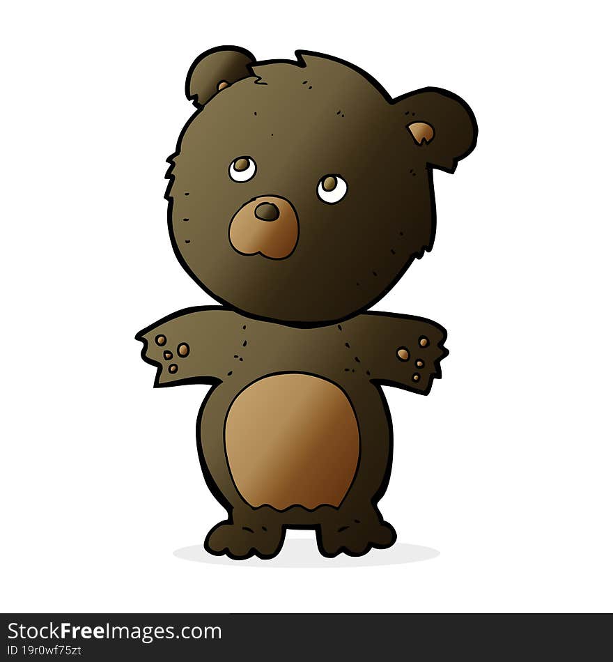 Cartoon Funny Teddy Bear