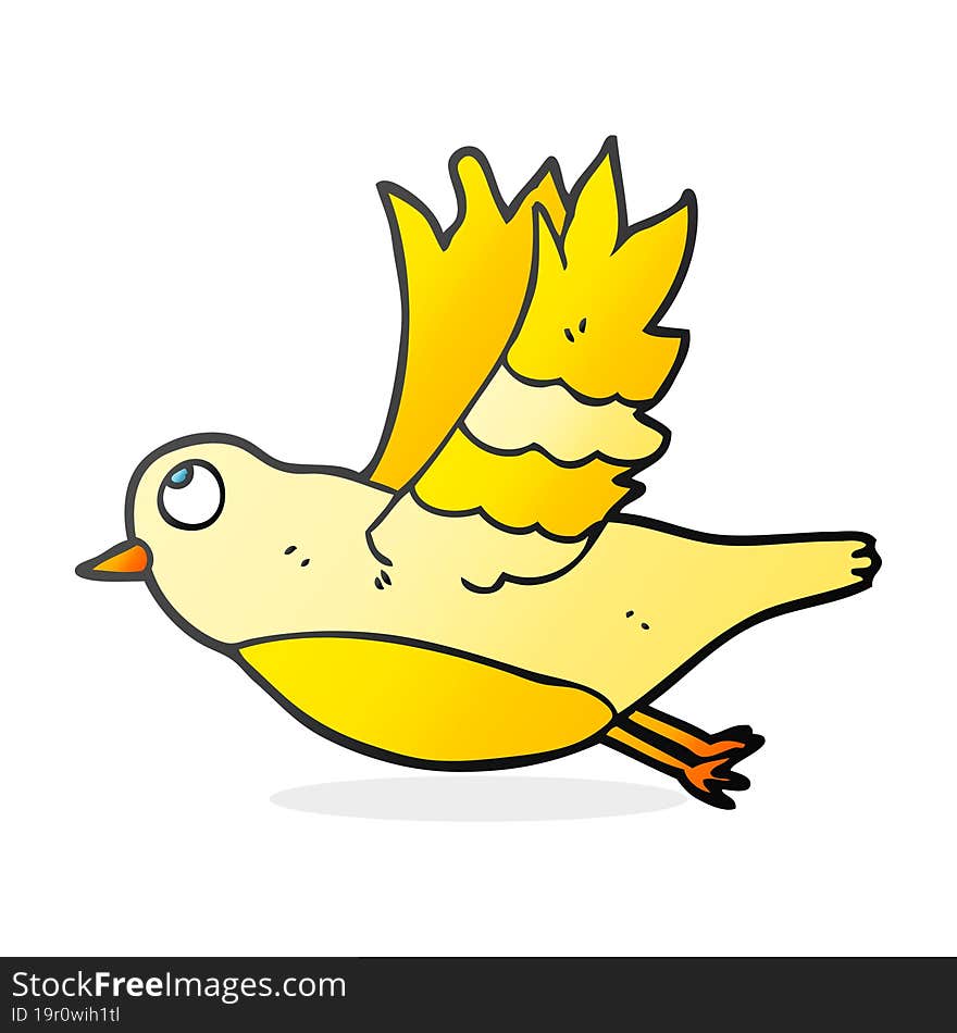 Cartoon Bird Flying