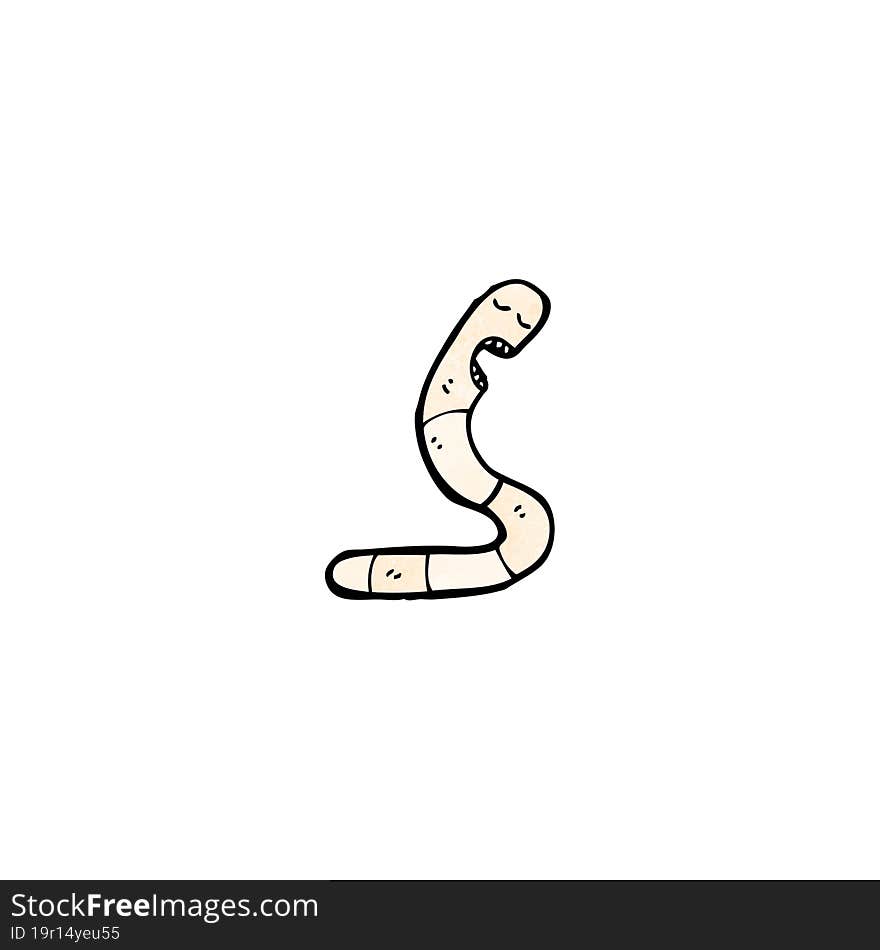 Cartoon Worm