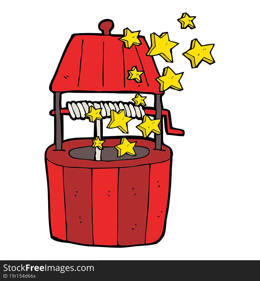 Cartoon Wishing Well