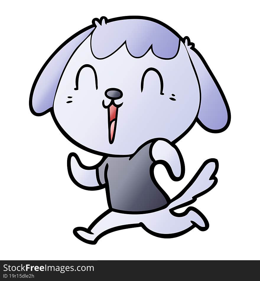 cute cartoon dog. cute cartoon dog