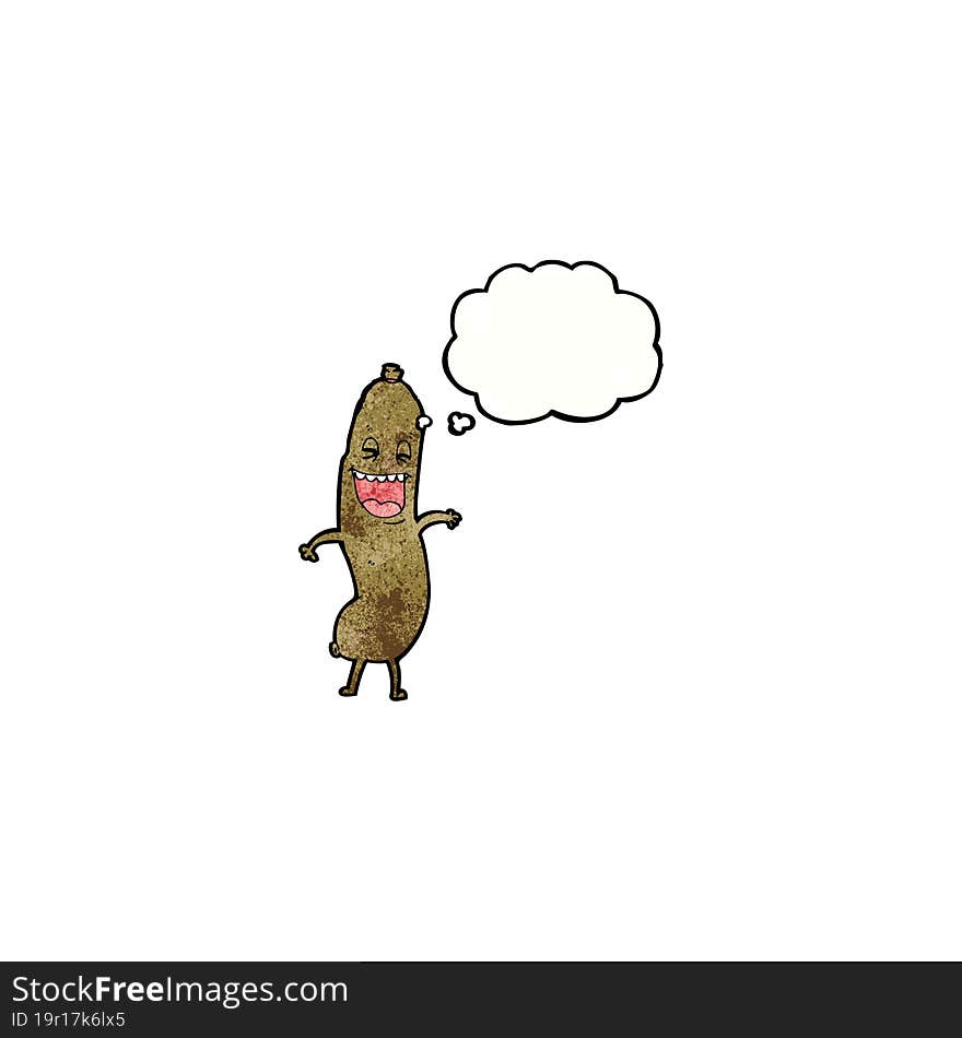 Sausage Cartoon Character