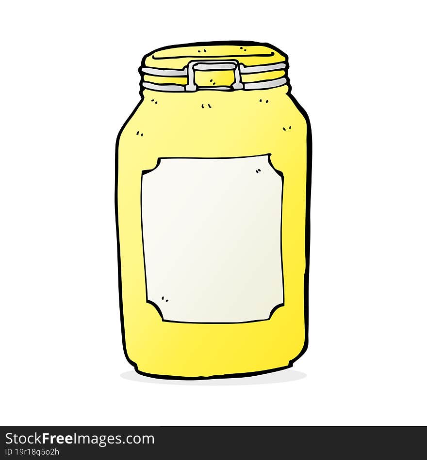 cartoon jar