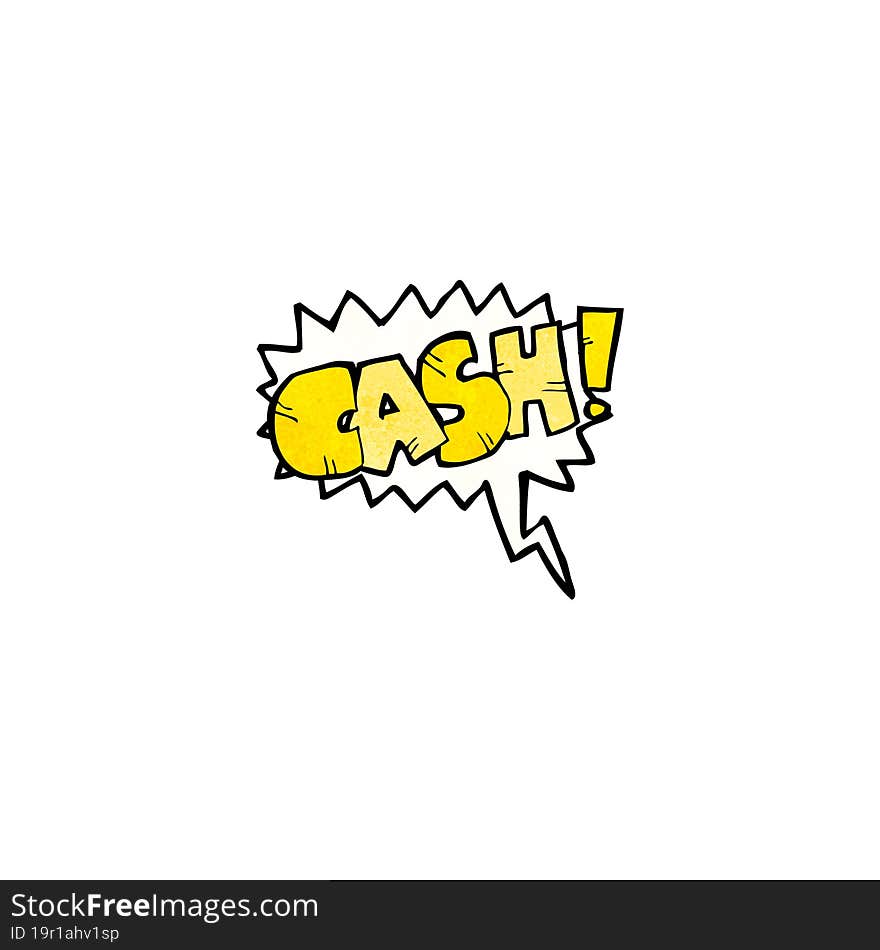 shout for cash cartoon