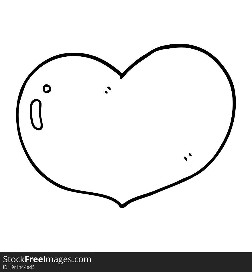 Cartoon Love Heart