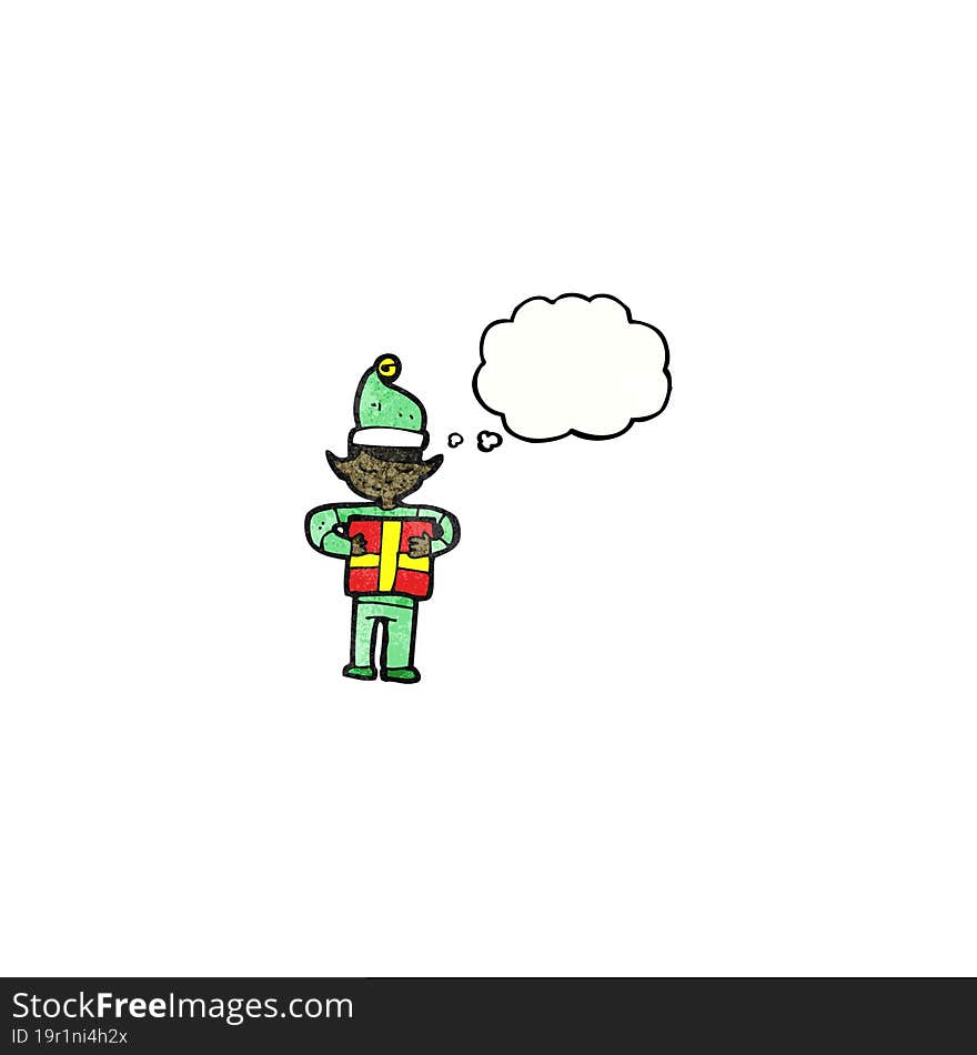 Cartoon Christmas Elf