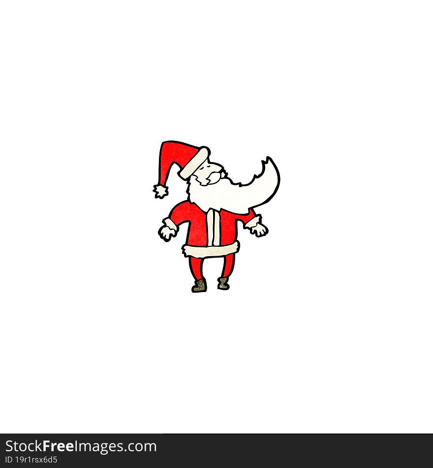 cartoon santa claus