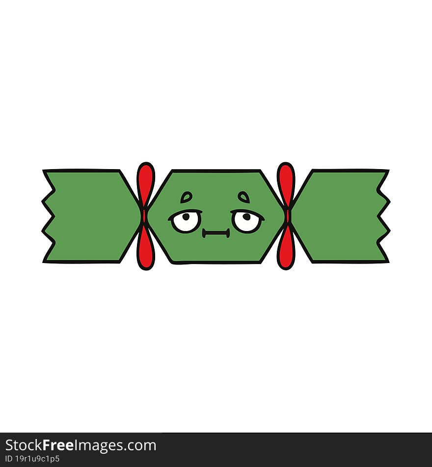 cute cartoon christmas cracker