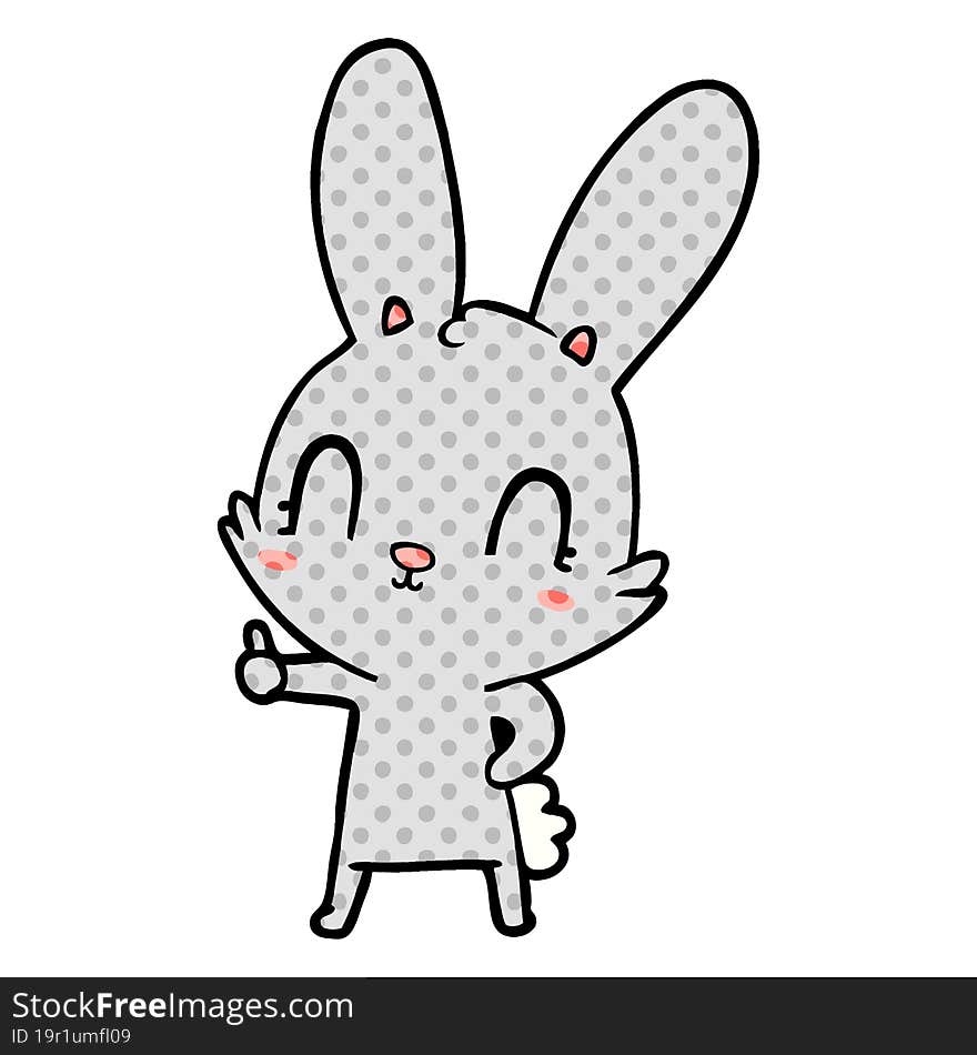 cute cartoon rabbit. cute cartoon rabbit