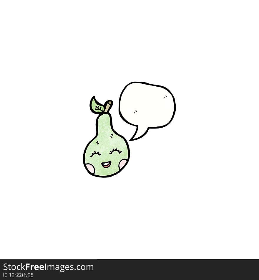 cartoon pear