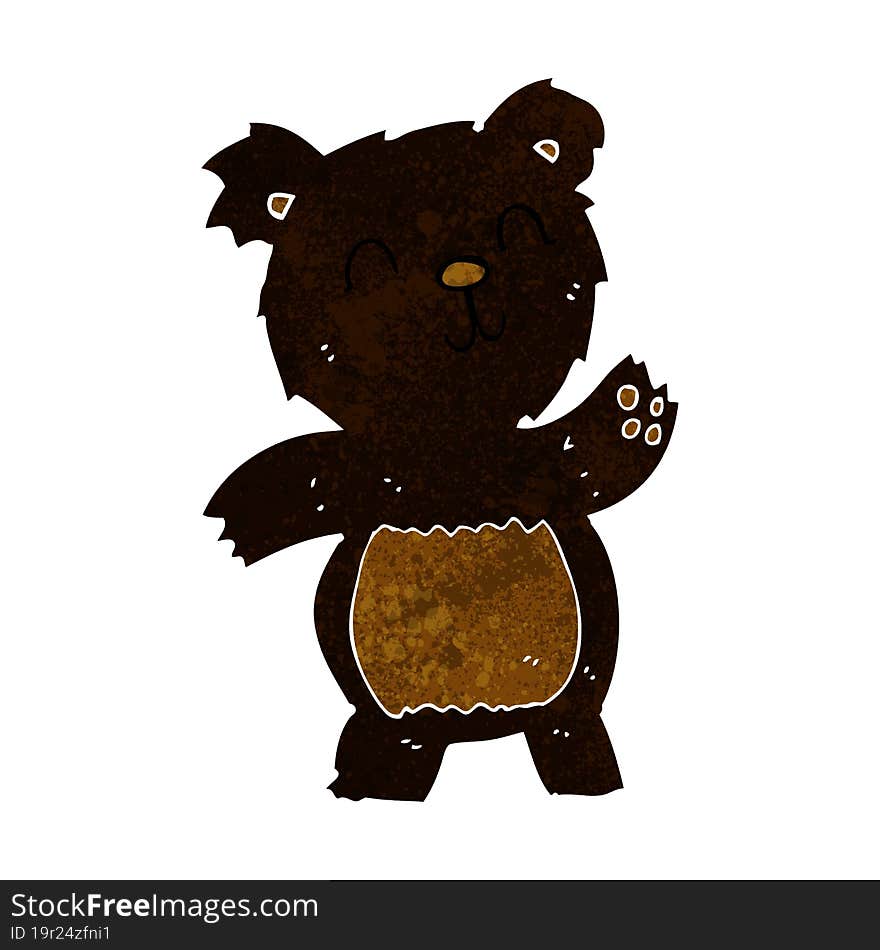 Cartoon Black Bear