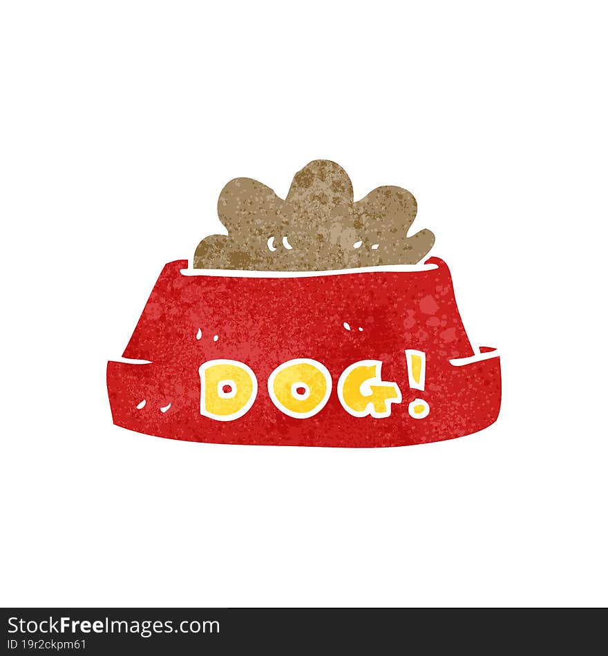 Cartoon Dog Food