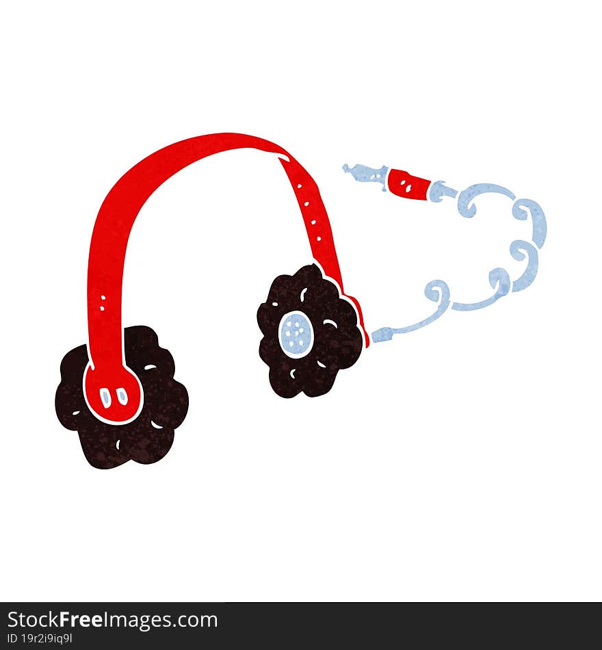 cartoon headphones