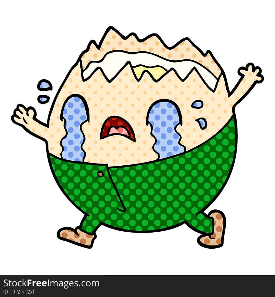 humpty dumpty cartoon egg man crying. humpty dumpty cartoon egg man crying