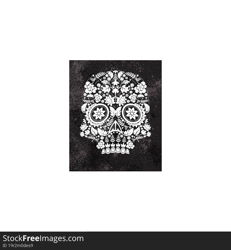 day of the dead skull