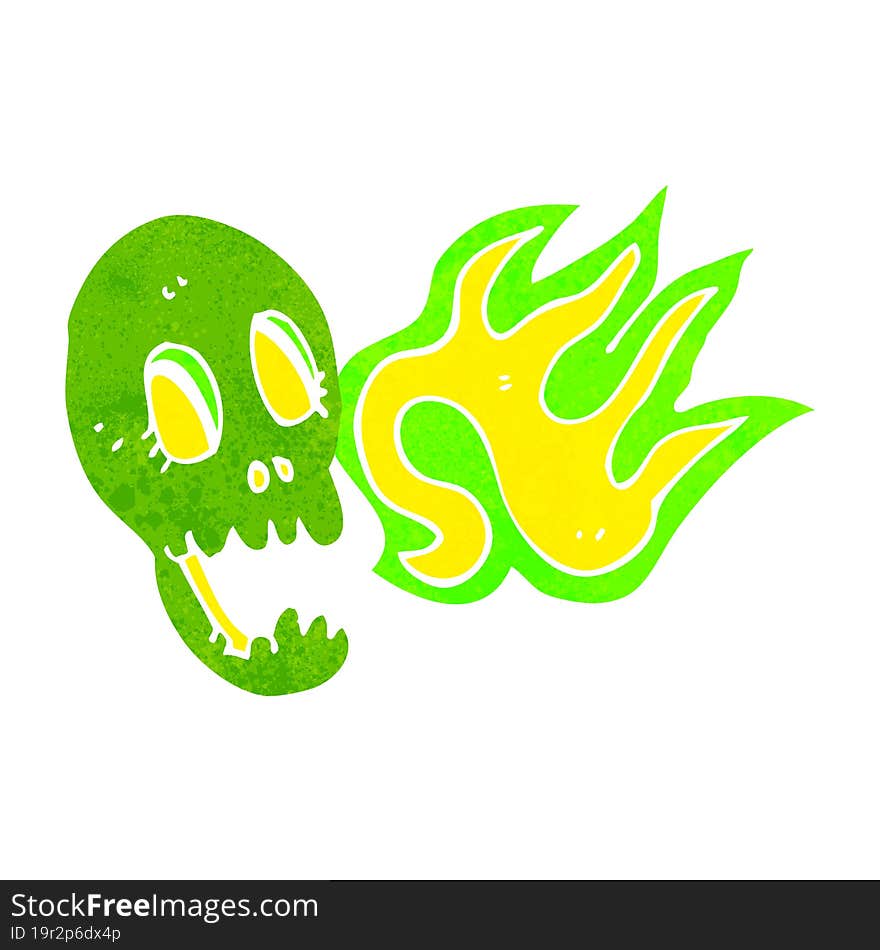 Funny Cartoon Skull