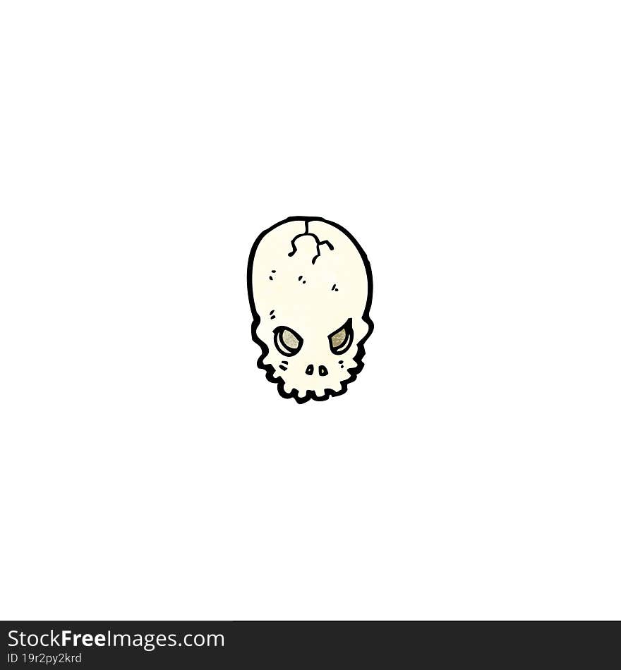 cartoon skull