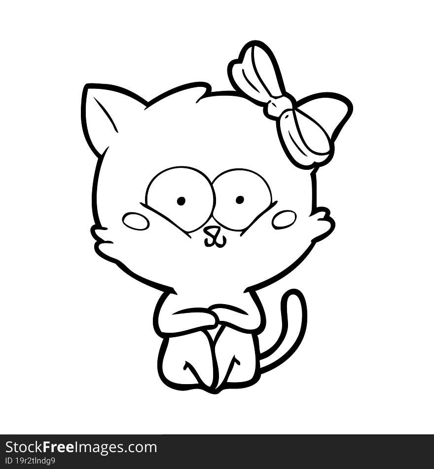 cartoon cat. cartoon cat