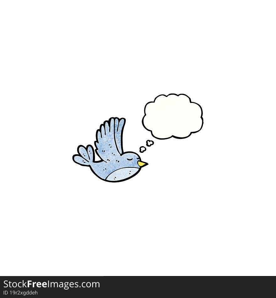 Cartoon Flying Bird