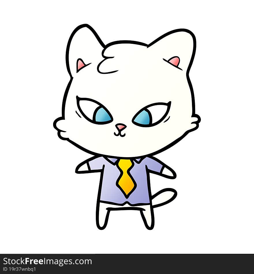 cute cartoon cat. cute cartoon cat