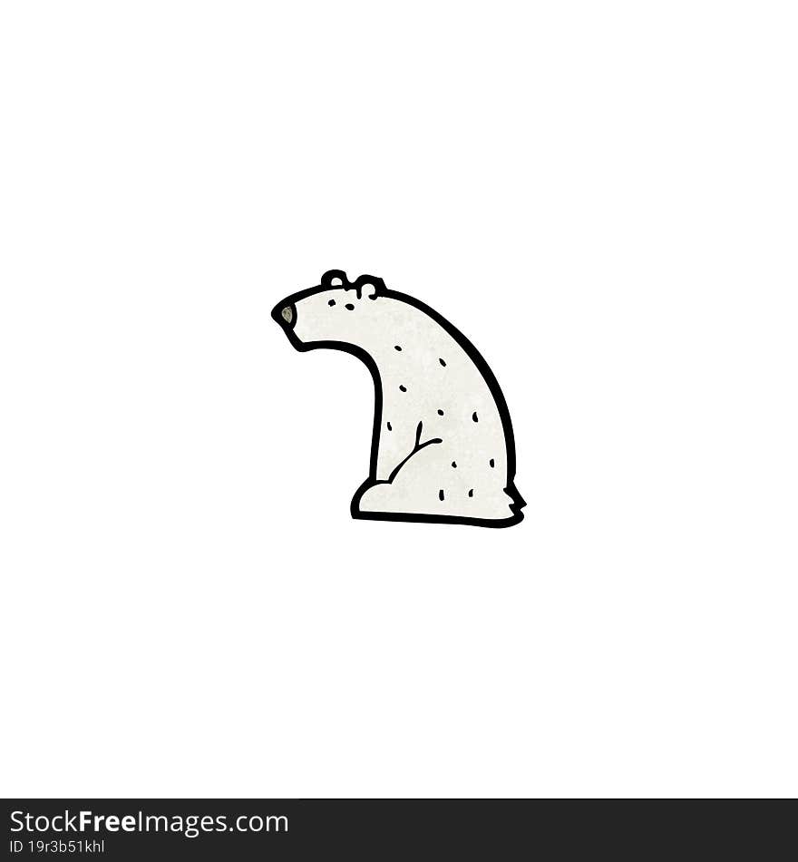 cartoon polar bear