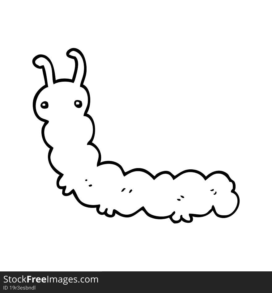 cartoon caterpillar